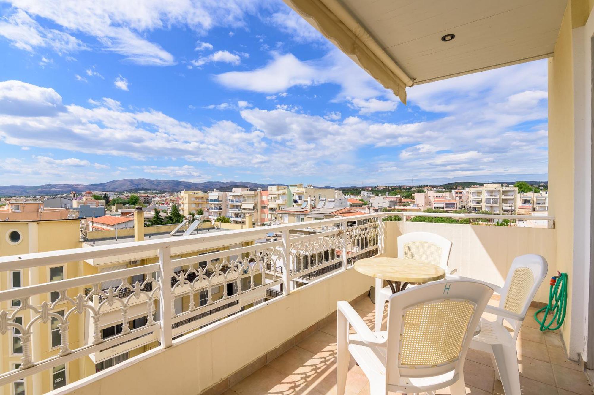 Sea View Apartment Nea Chili Bagian luar foto