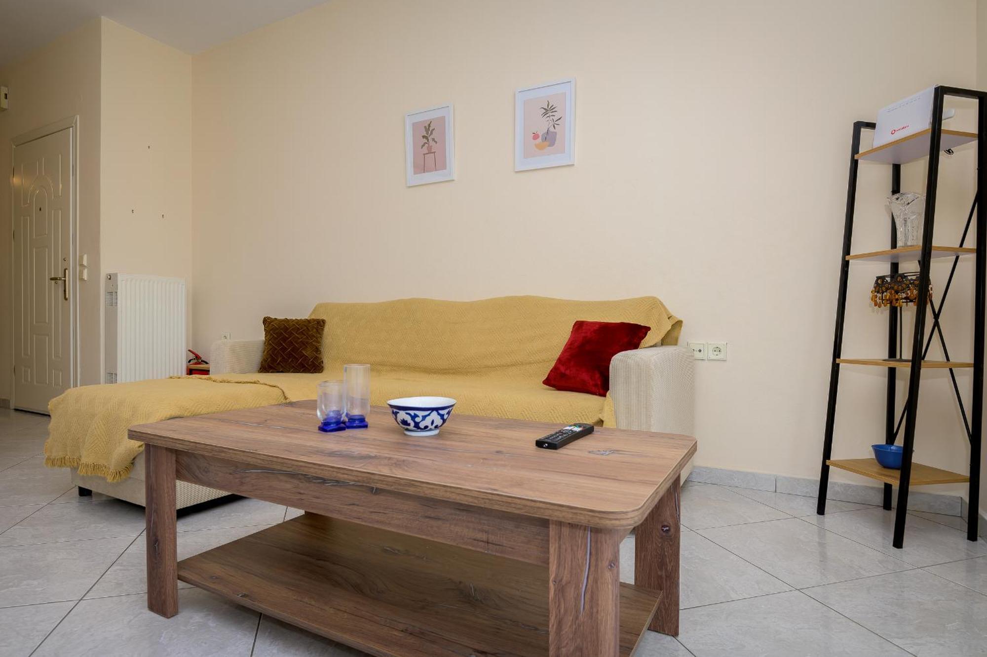 Sea View Apartment Nea Chili Bagian luar foto