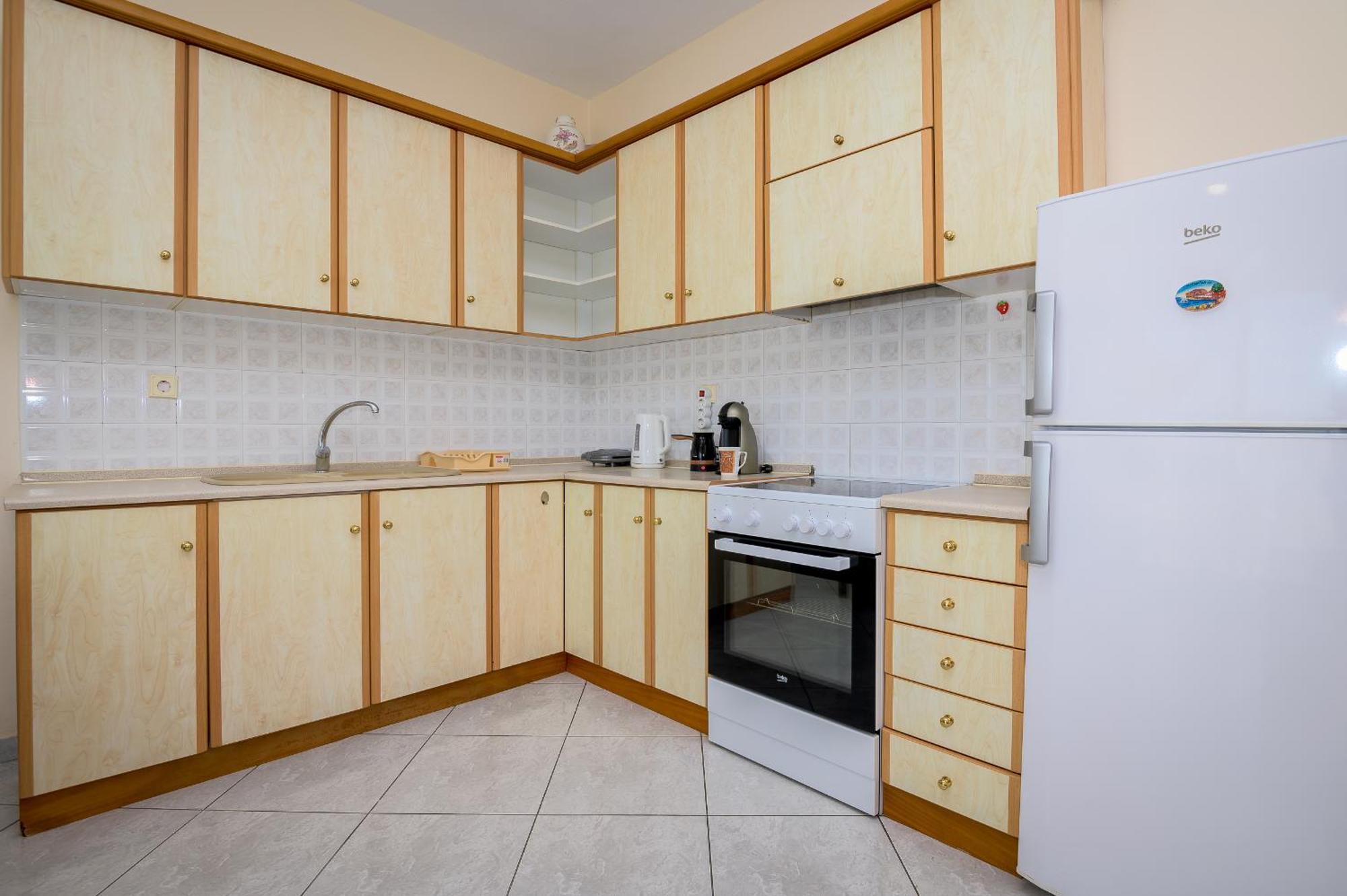 Sea View Apartment Nea Chili Bagian luar foto