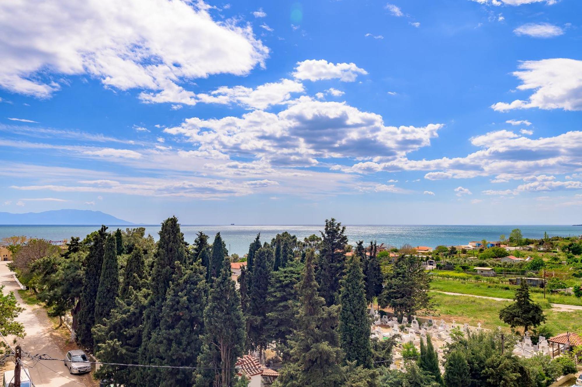 Sea View Apartment Nea Chili Bagian luar foto
