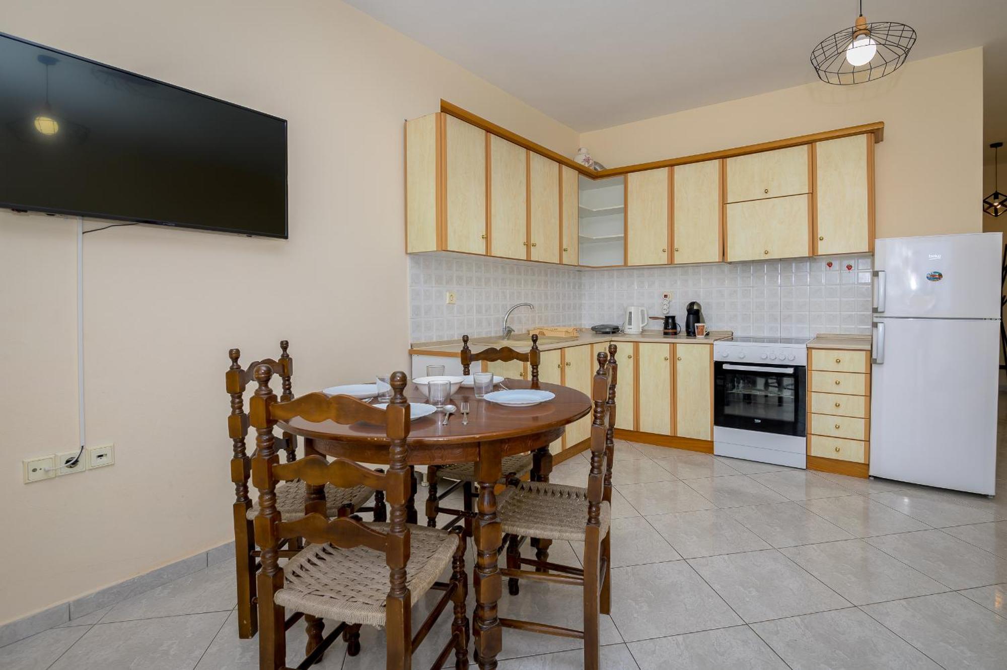 Sea View Apartment Nea Chili Bagian luar foto